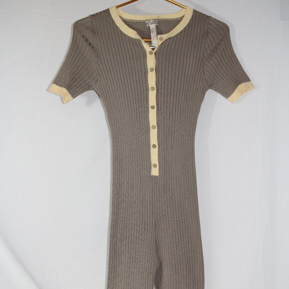 Free People Intimately Tennis Time One Piece Romper Size Small NWOT - Picture 3 of 9